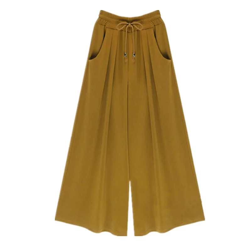 Брюки-султанки женские с широкими штанинами разные размеры | Женская одежда