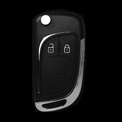 2 Кнопки OkeyTech для Vauxhall, Opel Insignia Astra модифицированный Флип складной чехол для дистанционного ключа чехол для Chevrolet LOVA/Aveo/Cruze для Buick - Количество кнопок: 2 Кнопки