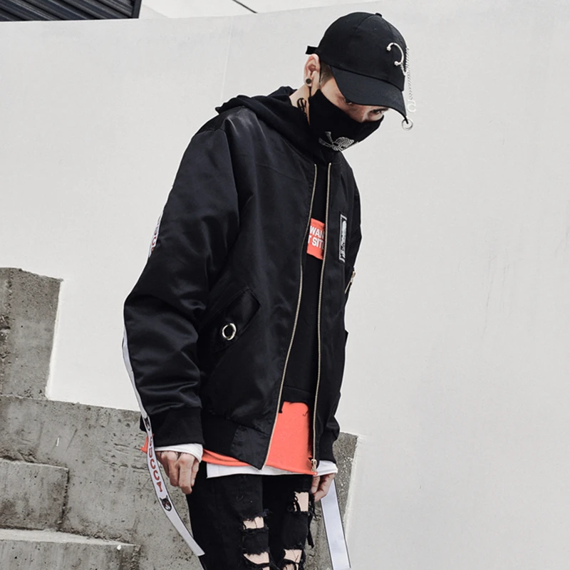 Новая Западная Уличная стильная хип-хоп Осенняя повседневная мужская куртка на