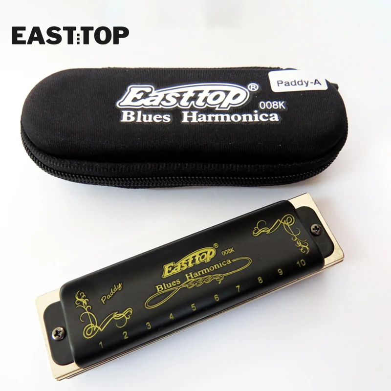 EASTTOP T008K рисовые 12 оттенков новая гармоника латунные рейды Фосфорная бронза