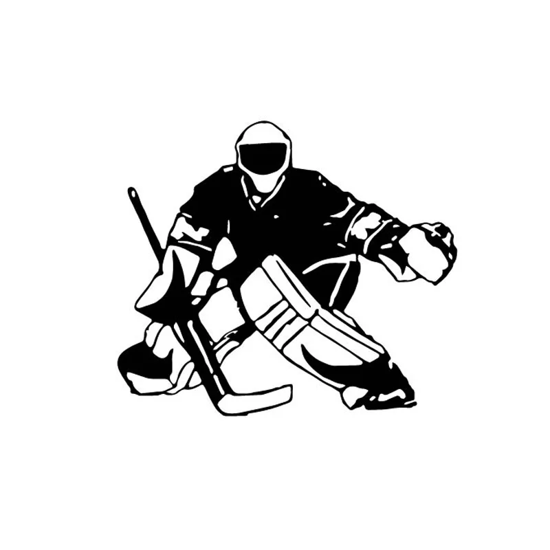 

Hockey Player Car Sticker Personality Cartoon Decal Fashion PVC Body Window Bumper Decoration Accessories Waterproof Applique