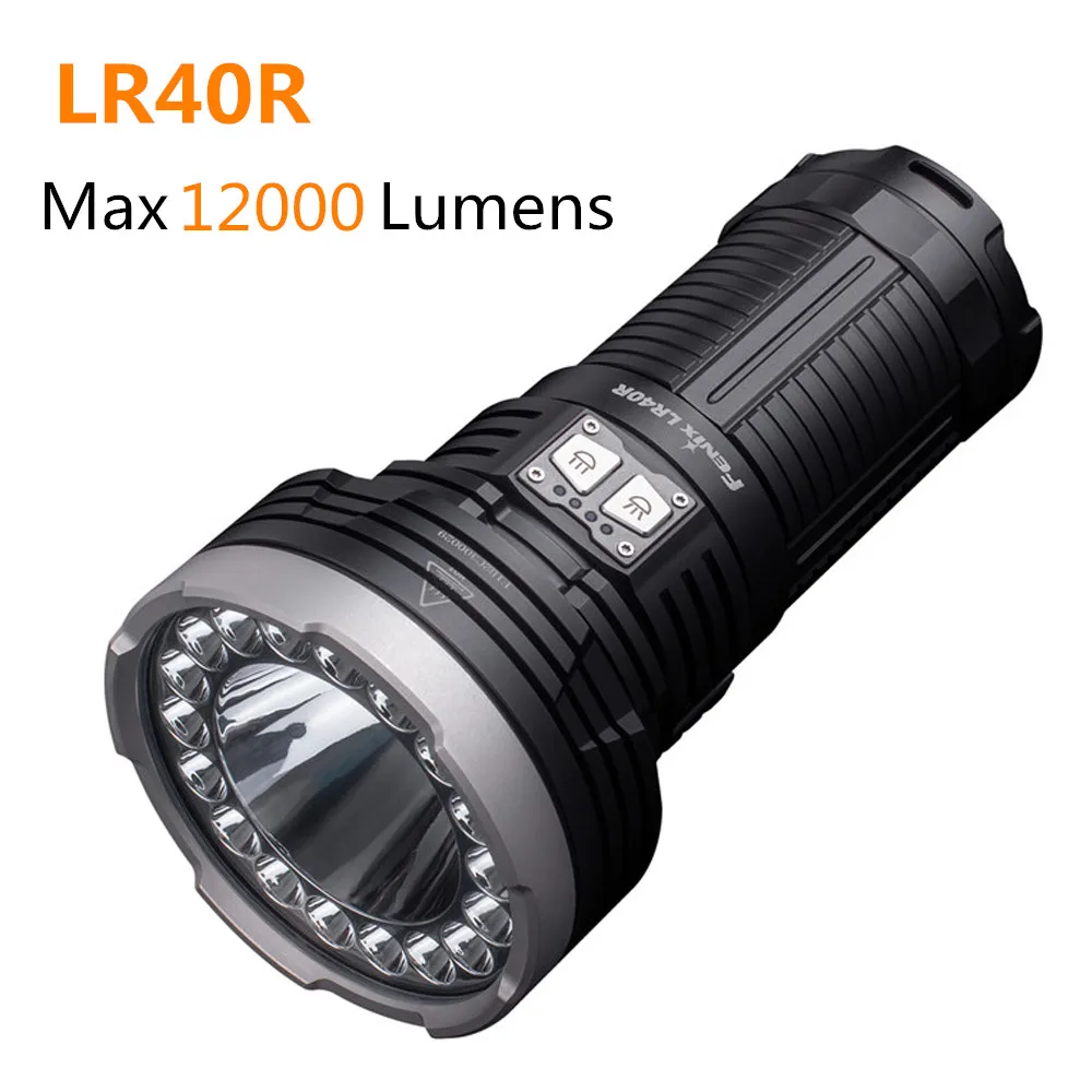 FENIX LR40R высокопроизводительный перезаряжаемый фонарик макс 12000 люмен бросок 773 м