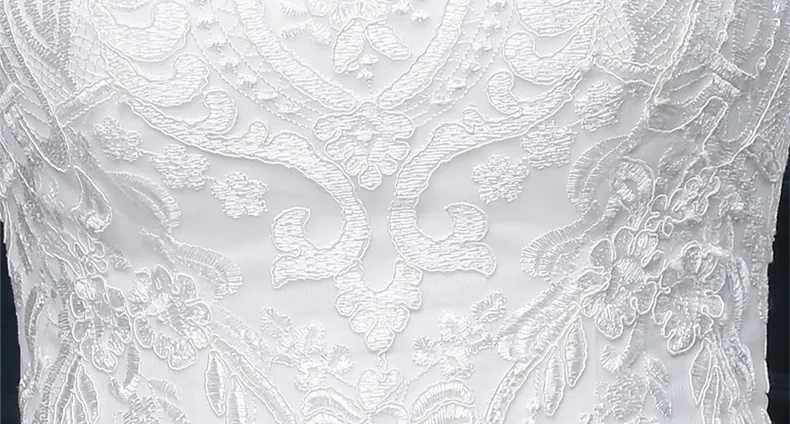 

Real photo vintage lace bridal gown sleeves applique long train off the shoulder vestido de novia mother of the bride dresses