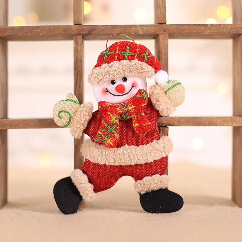 Style B3 Christmas Home Decor Hanging Ornaments Santa Dolls Christmas Tree Decorations New Year Hangings Decorations Enfeites De Natal - Цвет: Style B3