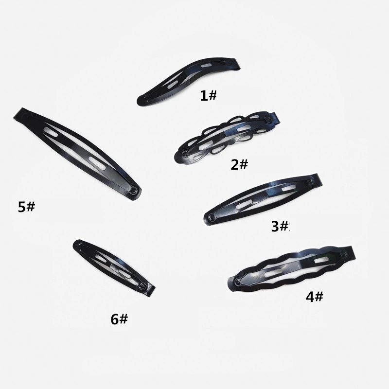 Черные металлические заколки для волос 12 шт./компл. BB головные повязки девочек