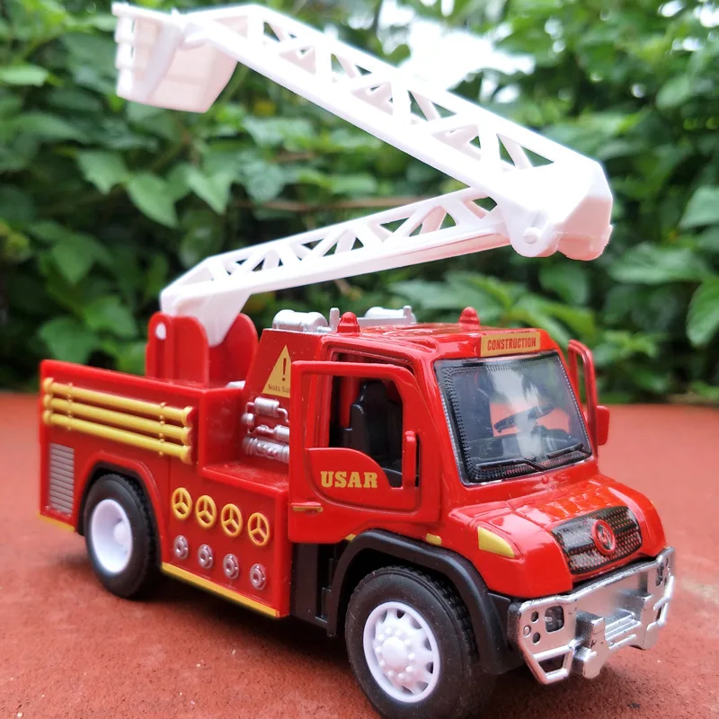 Задний Грузовик из сплава экскаватор смеситель самосвал дверные огни звук