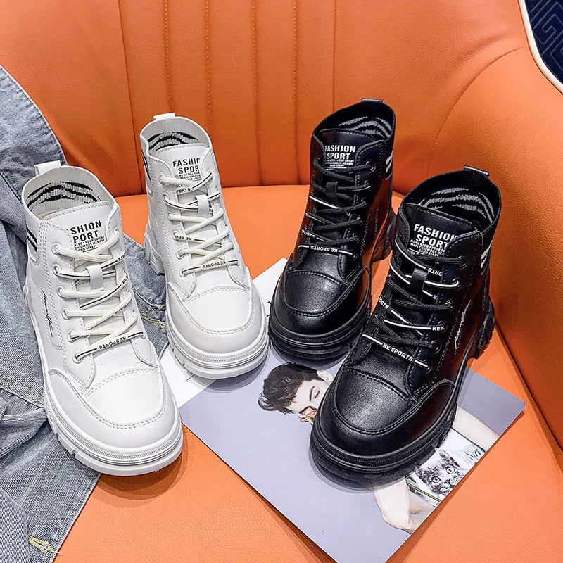 

Martin boots female British wind 2021 versatile spring and autumn single boots net red INS tide thick bottom short boots