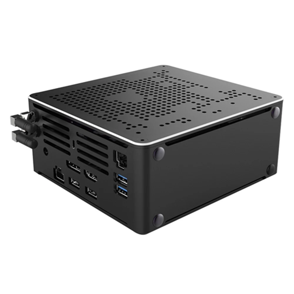 Игровой компьютер Intel Core i9 10980HK i7 10750H 2 * lan DDR4 M.2 NVME Micro PC Windows 11/10 Linux 4K HTPC HDMI мини-ПК Gamer