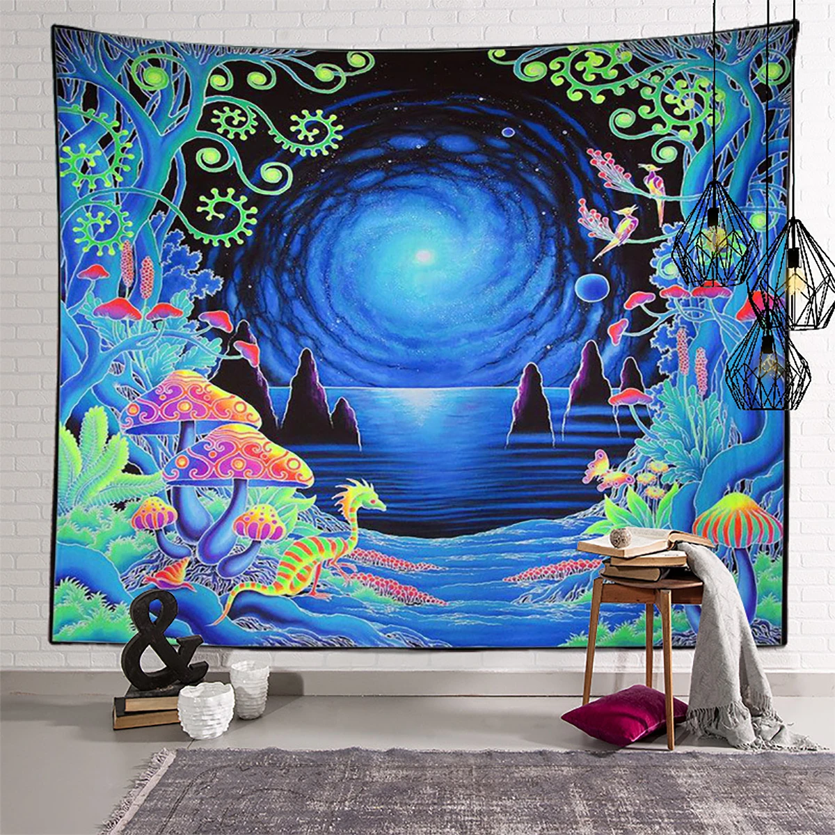 

Abstract Landscape Tapestry Wall Hanging Bedroom Blanket Home Decor Printed Tapestry Wall Tapestry