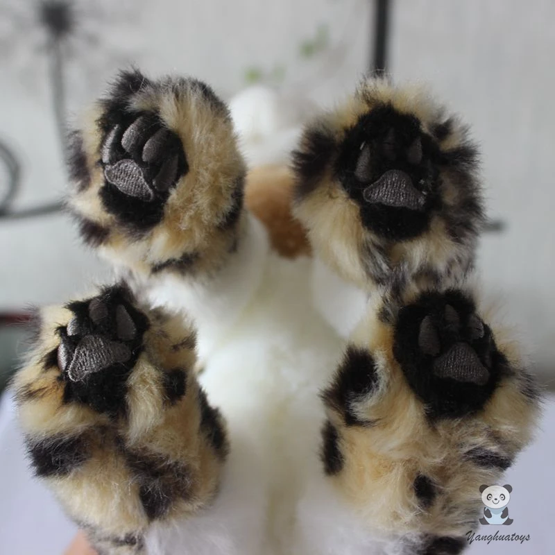 

Rare Wild Serval Stuffed Animal Toy Birthday Gifts Real Life Plush Model Soft Dolls High Quality Present Store