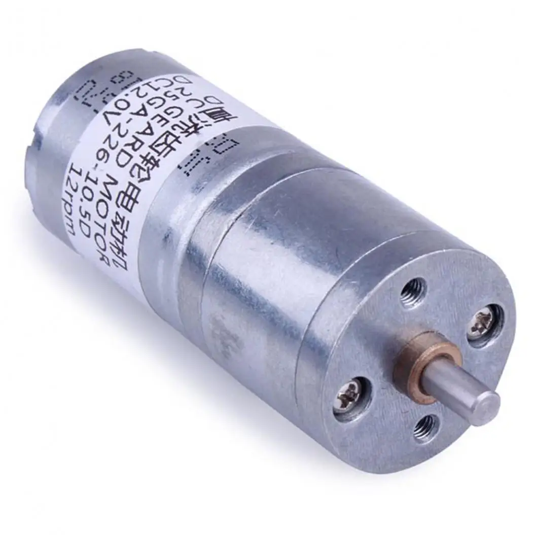 JGA25 370 12V DC редуктор с высоким крутящим моментом электродвигатель для