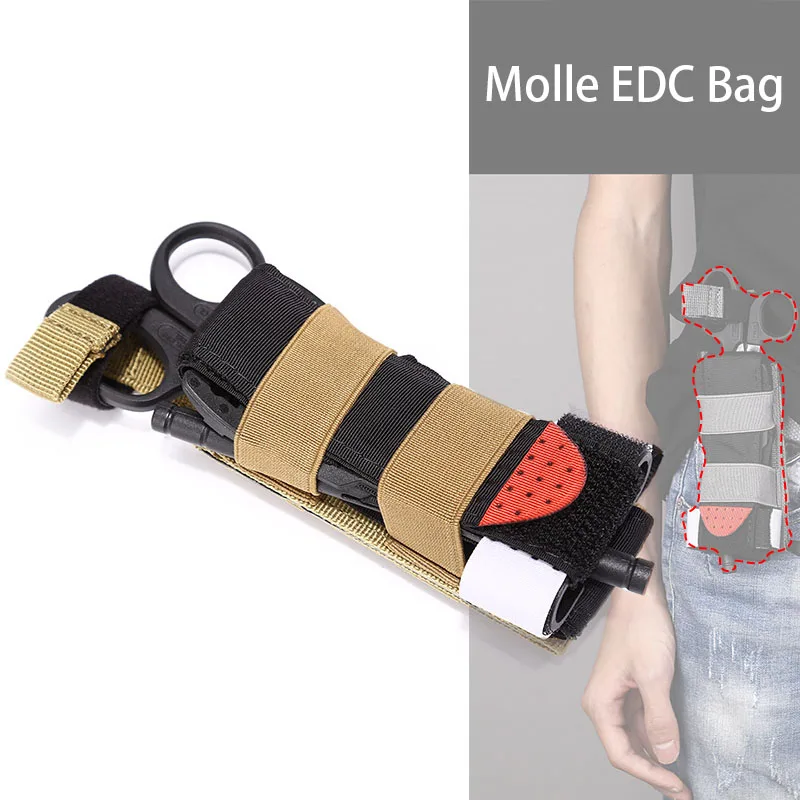 

Комплект тактической первой помощи, медицинская сумка, поясная сумка для улицы, армейская охота, аварийный инструмент для выживания в кемпи...