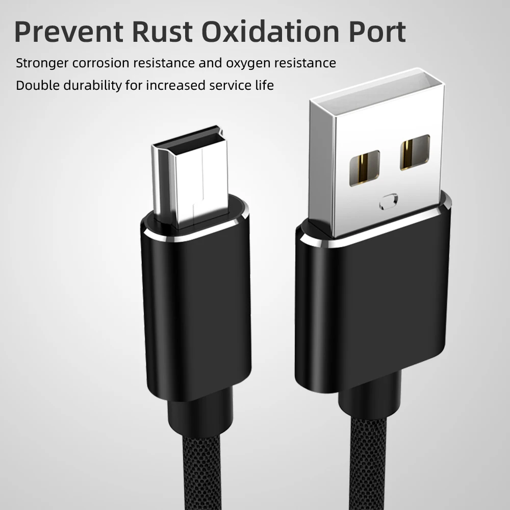 Robotsky Mini USB кабель мини флеш накопитель к передачи данных для быстрой зарядки MP3 MP4 плеер Видеорегистраторы