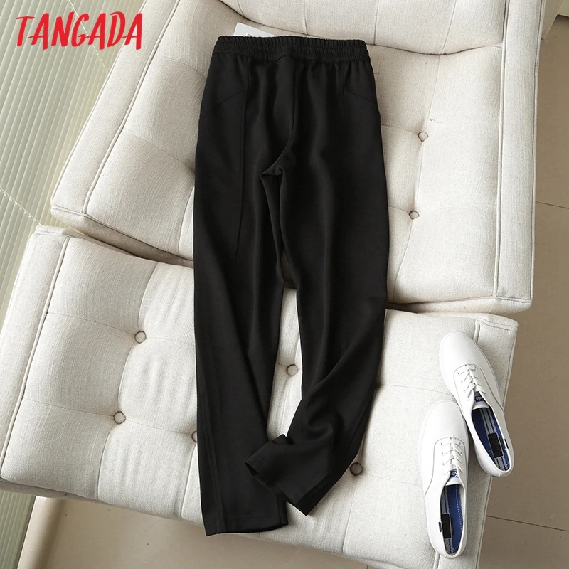 

Tangada Fashion Woman High Quality Cargo Pants High Waist Pants Loose Trousers Joggers Female Sweatpants Streetwear 6D83