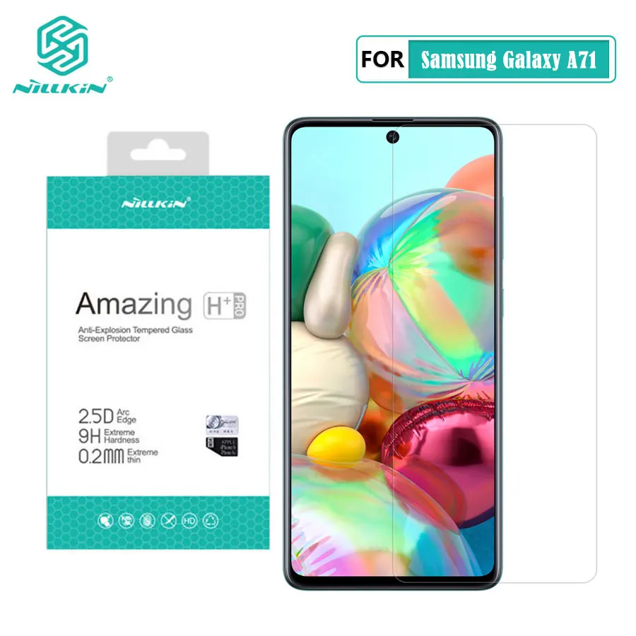Для Samsung A71 стекло Nillkin H + Pro 0 2 мм защита экрана закаленное для Galaxy A21S M51 M31S M31 A31 A41 A51