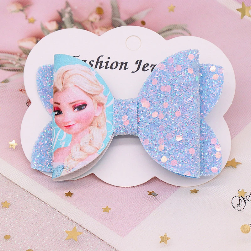 Дисней Принцесса заколка для волос бант головной убор Детская Шпилька девочек