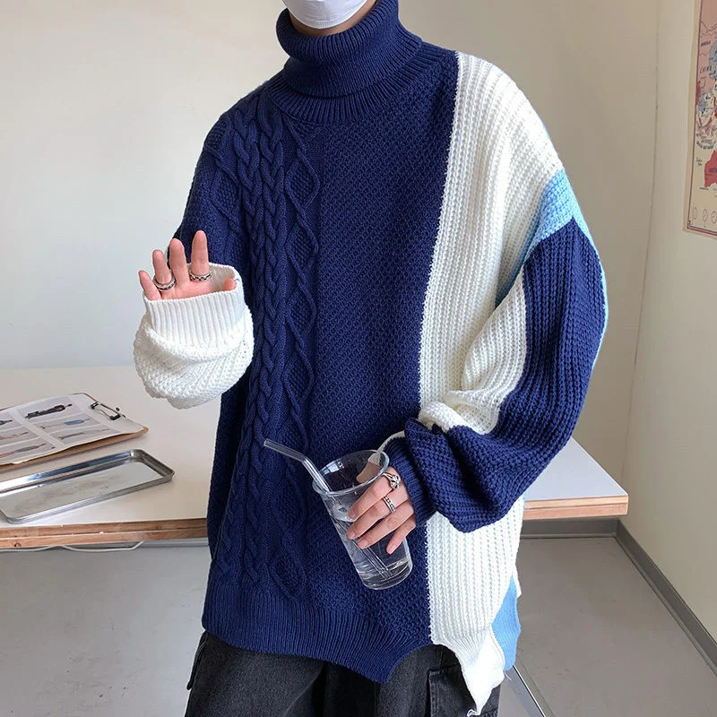 

Свитер жаккардовый с длинным рукавом и круглым вырезом, свободного покроя