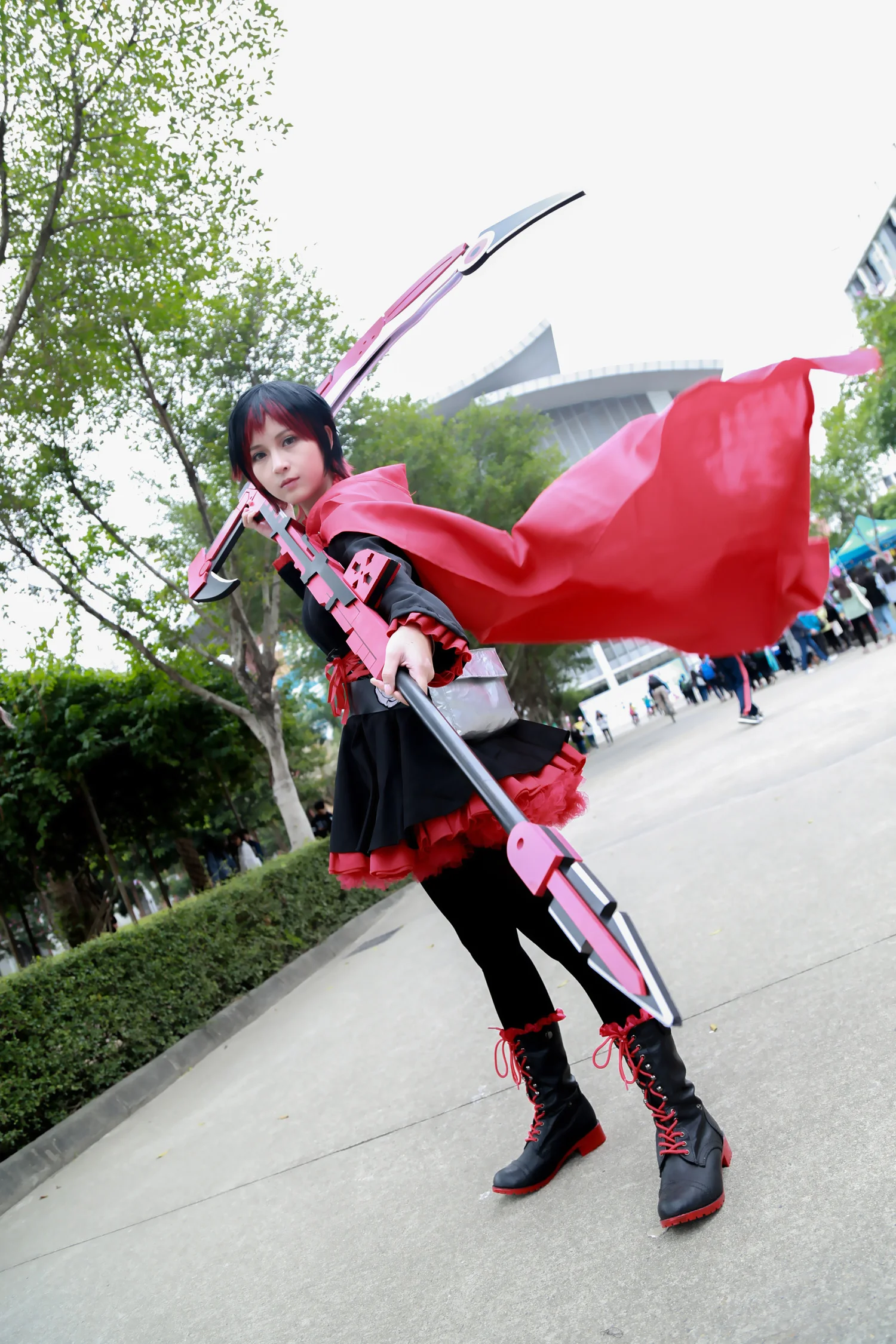 Полумесяц Роза RWBY рубин оружие косплей костюм реквизит|Реквизит для костюмов| |