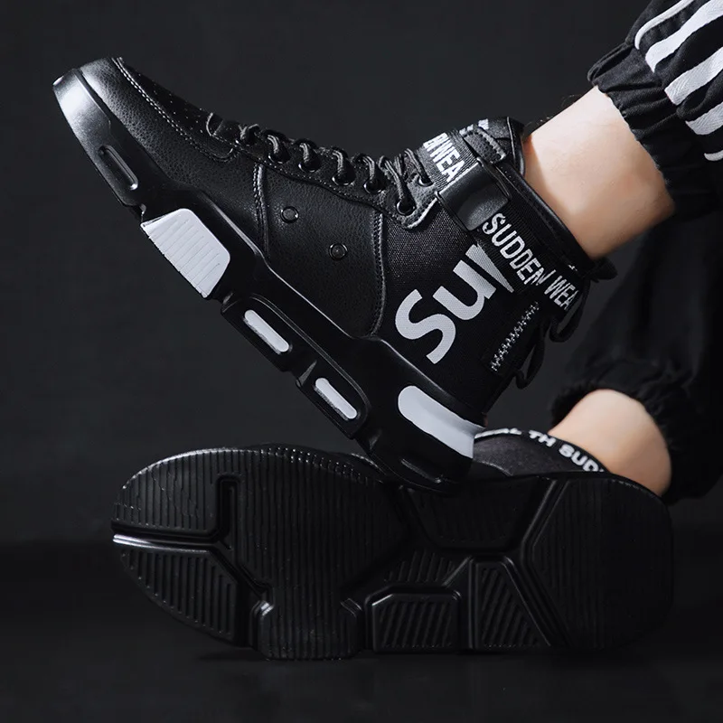 Обувь с высоким берцем Мужская трендовая спортивная обувь 2019 Новая Осенняя