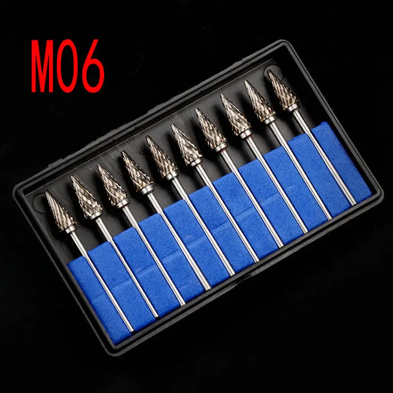 10 шт. Стоматологическая лабораторный Полировальный Инструмент дрели Ассорти