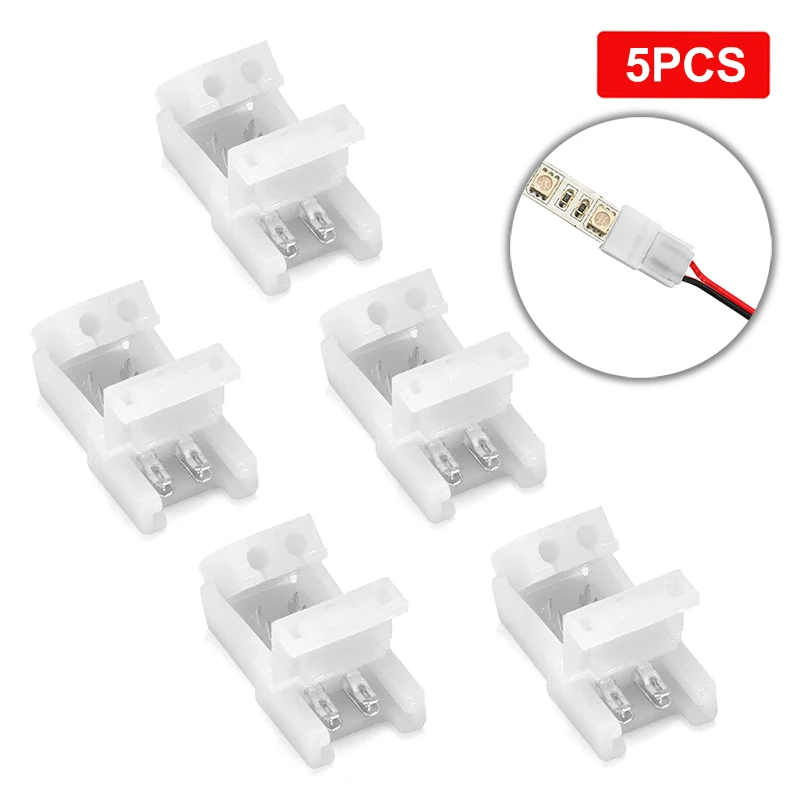5 шт. 2/3/4 Pin светодиодный Разъемы тест полоски для провода 12V электрический провод