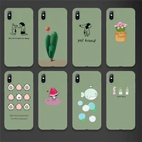 for iphone 11 12 13 cute cartoon flowers fruit dolphin pattern case for iphone 6 6s 7 8 plus xs max 5s se 2020 x xr back covers