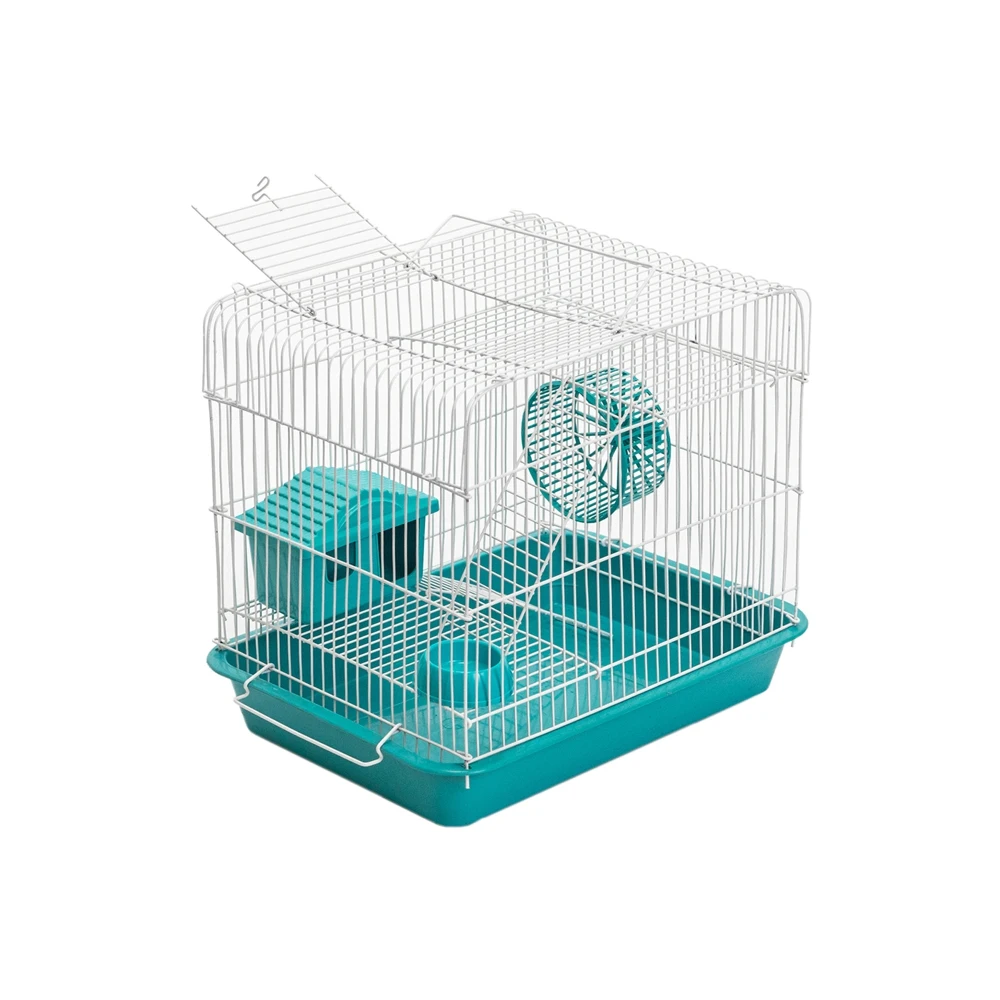 Клетка &quotPetTails&quot серия &quotРокки&quot №2 шаг прута 10 мм для грызунов 2 этажа с