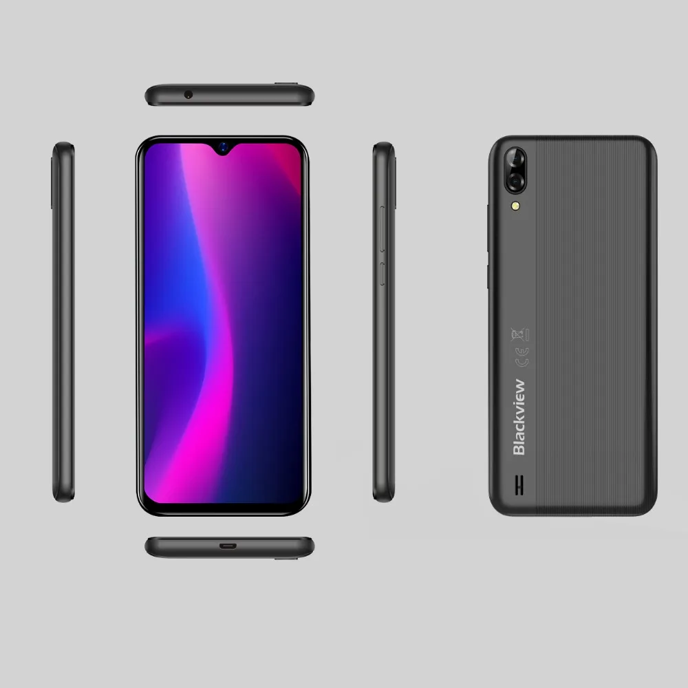 Мобильный телефон Blackview A60 четырёхъядерный на базе Android 8.1 4080 мАч 1 ГБ+16 ГБ экран 6