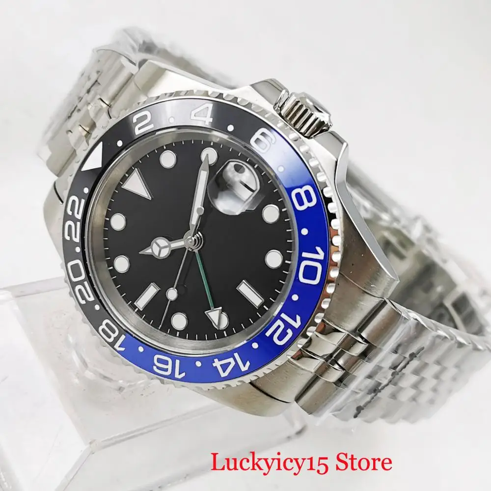 Часы наручные PARNIS мужские стерильные роскошные с автоматическим перемещением