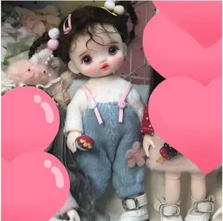 

16cm Blyth Doll Joint Body Fashion BJD Toys Gift with Dress Shoes Wig Make Up