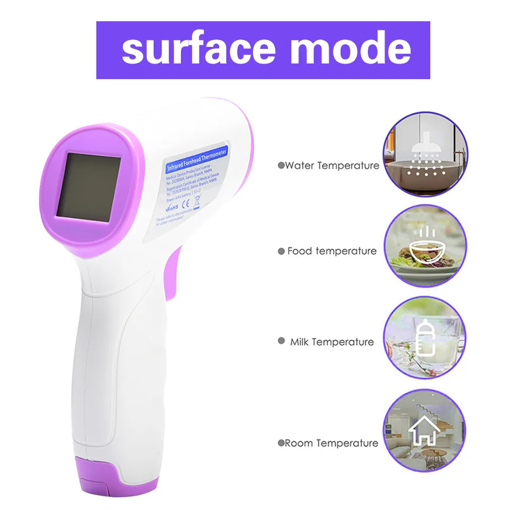 

2021 hot Forehead Thermometer Digital Infrared Body Temporal Thermometer GH