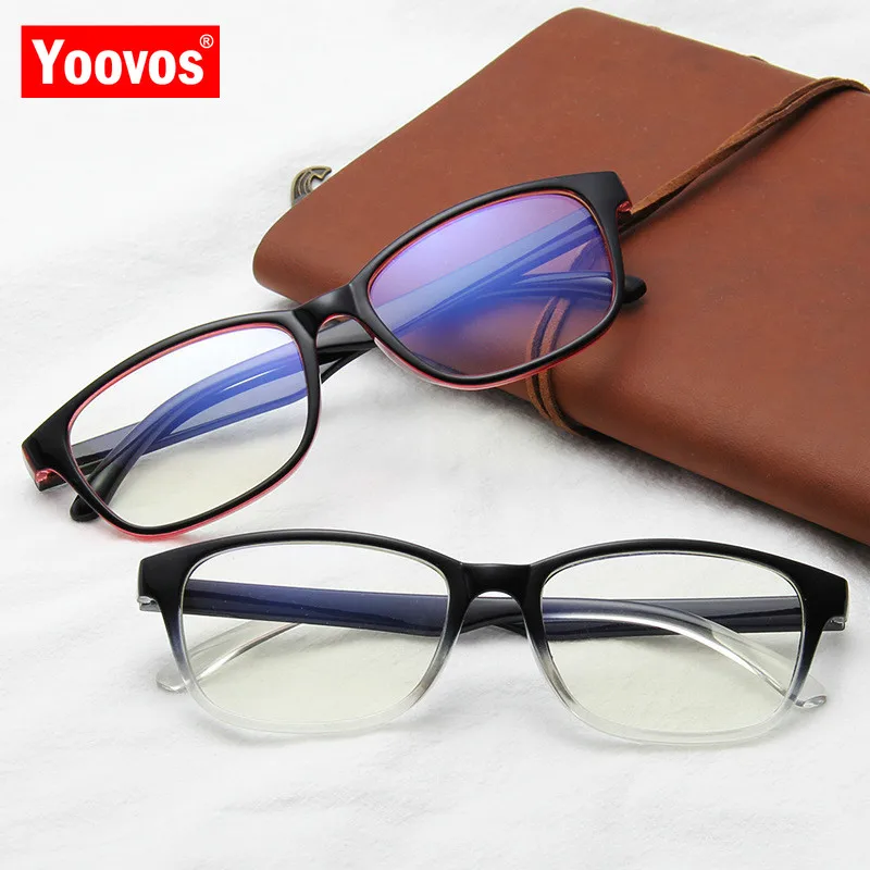 

Yoovos 2021 Glasses Frame Women Brand Design Eyeglasses Frames For Men Anti-Blue Light Eyewear Square Okulary Gafas De Hombre
