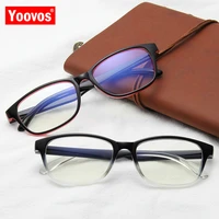 yoovos 2021 glasses frame women brand design eyeglasses frames for men anti blue light eyewear square okulary gafas de hombre