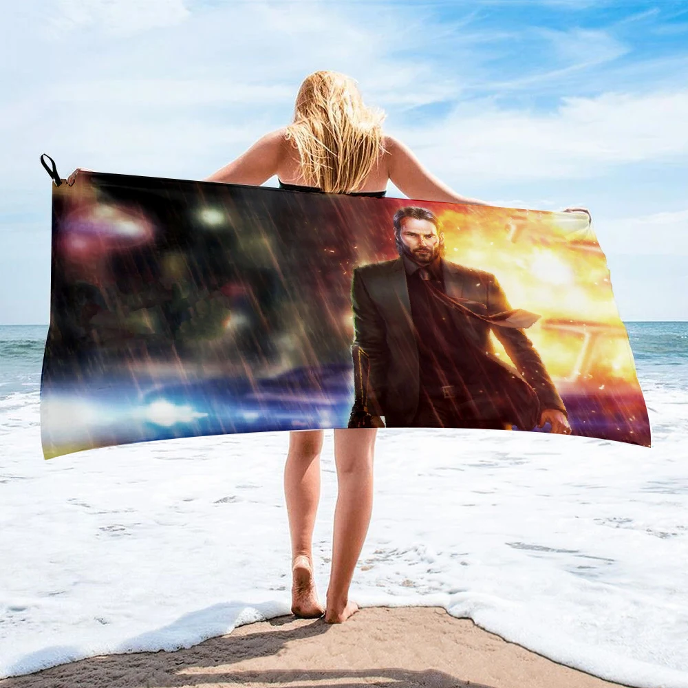 Полотенце для ванны из микрофибры с принтом | Спорт и развлечения