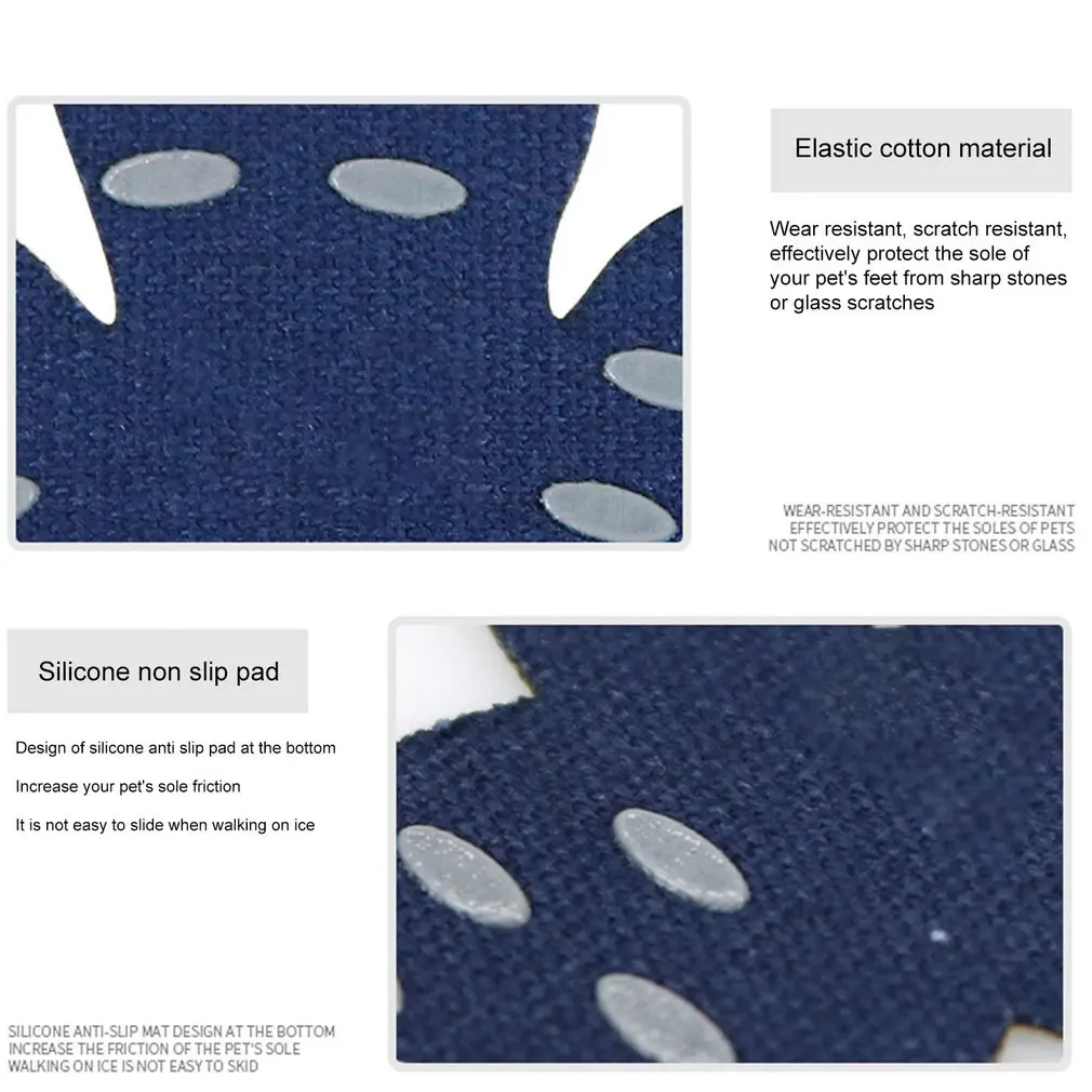 

Comfortable Andsoft Dog Paw Protector Pet Supplies Anti-scratch Waterproof Thick Dog Shoes Foot Patch