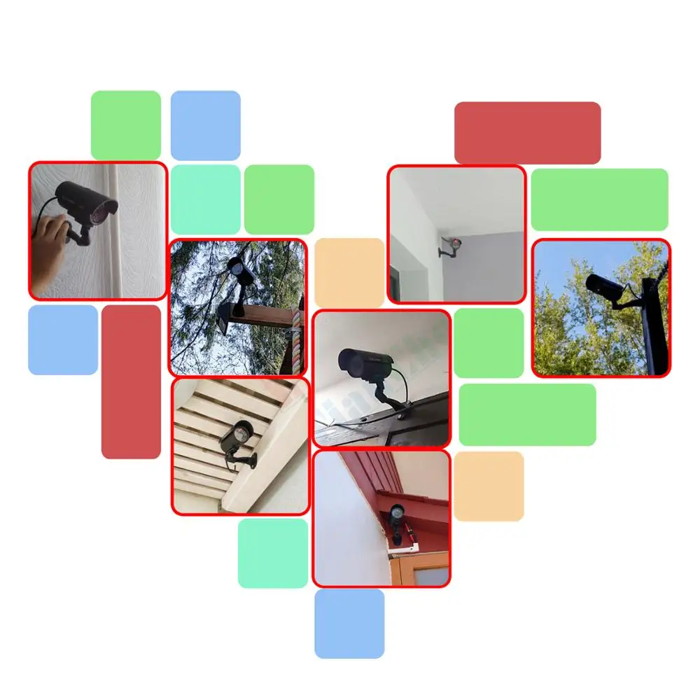 

HENGYOUMING cctv Camera Bullet Waterproof Outdoor With WiFi Antenna For Security Fake Surveillance Camera battery Powered