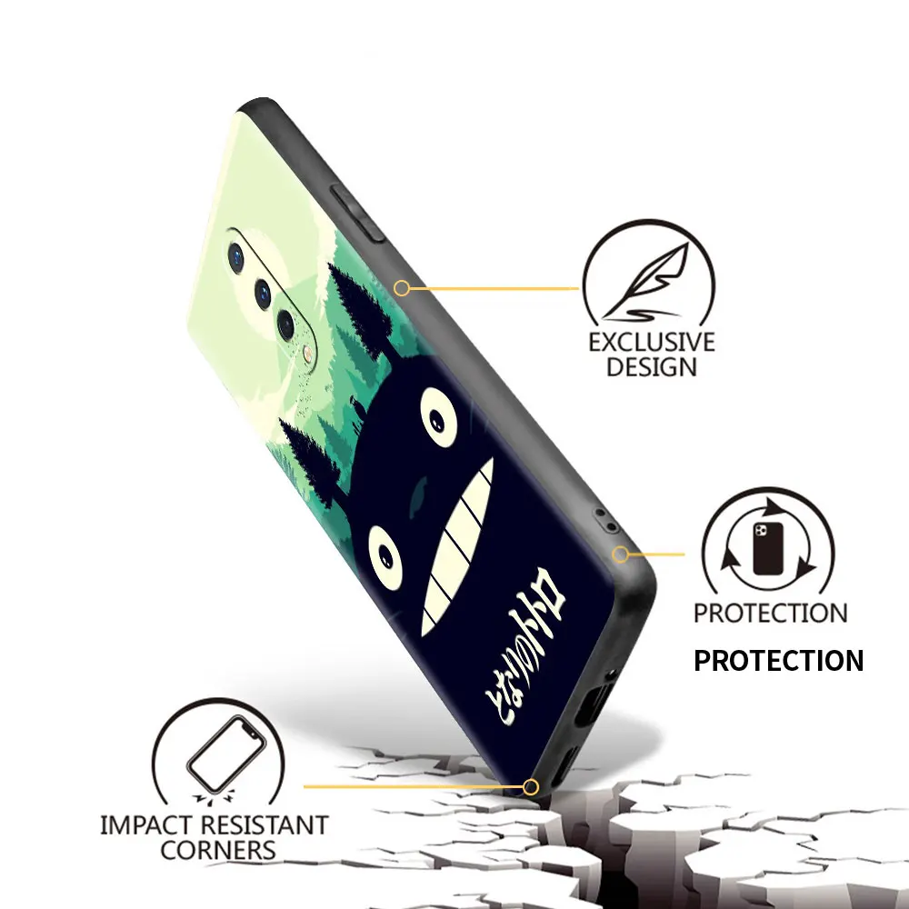 Противоударный чехол для OnePlus 8T 7 8 Pro 9 Nord Z 7T N10 2 N100 N200 CE 9R 5G черный мягкий телефона с
