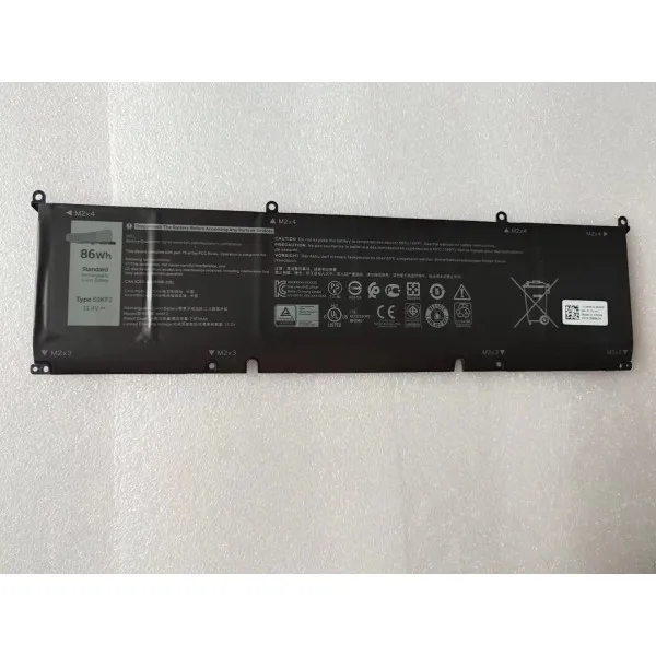 

UGB genuine Replacement Dell 69KF2 70N2F M59JH 11.4V 86Wh Laptop Battery