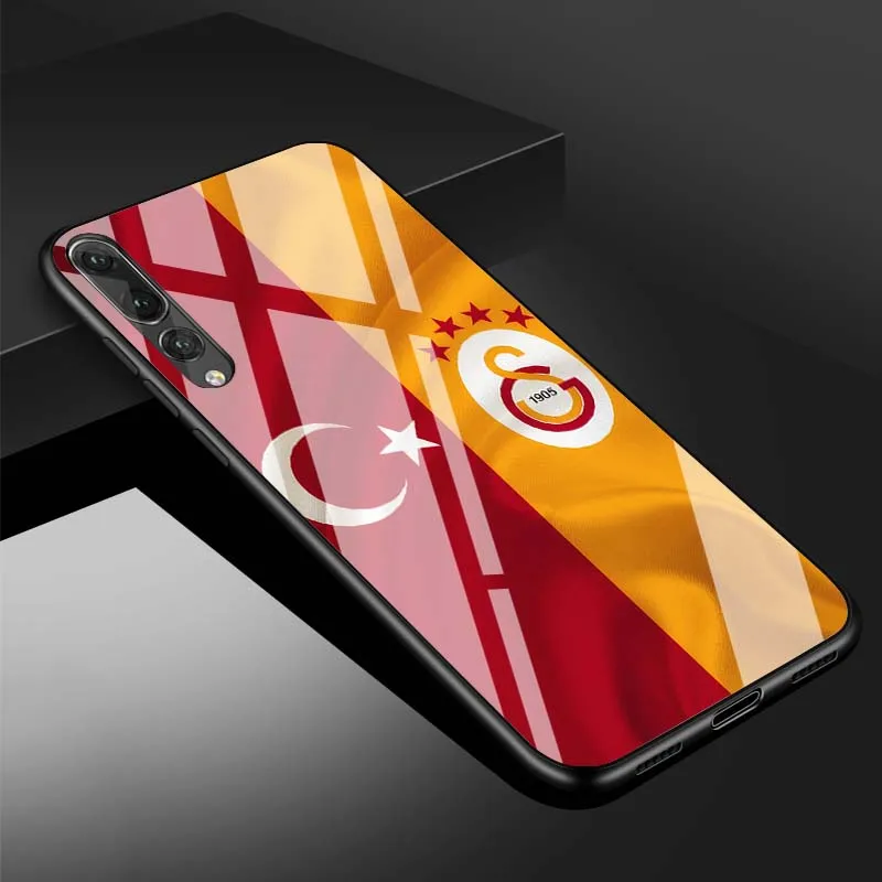 Турция Galatasaray wolf закаленное стекло чехол для телефона huawei P20 P30 lite P20 P30 PRO MATE 20 lite 20 PRO Honor 10 - Цвет: B19071109-11.jpg