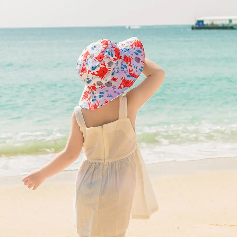 

Hat Cartoon Pattern Printed Anti-fade Polyester Baby Fisherman Cap for Kids