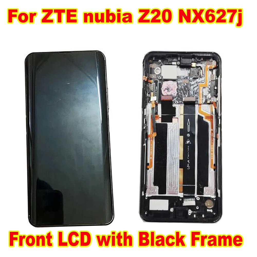Лучший рабочий передний ЖК-дисплей стеклянная панель датчик с рамкой для ZTE nubia Z20