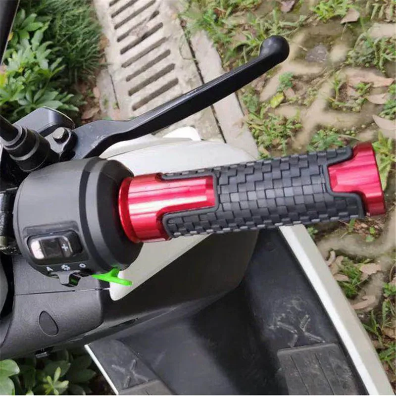 

Motorcycle Handlebars Throttle Grip Metal Easy to Install Refitting Accessories Electric Motor Scooter 22mm Universal
