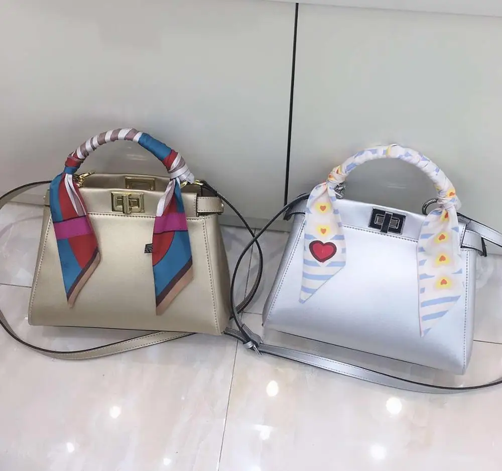 

2020 the new style nice color genuine cow leather women handbag one shoulder bag crossbody bag 2 color 25 cm