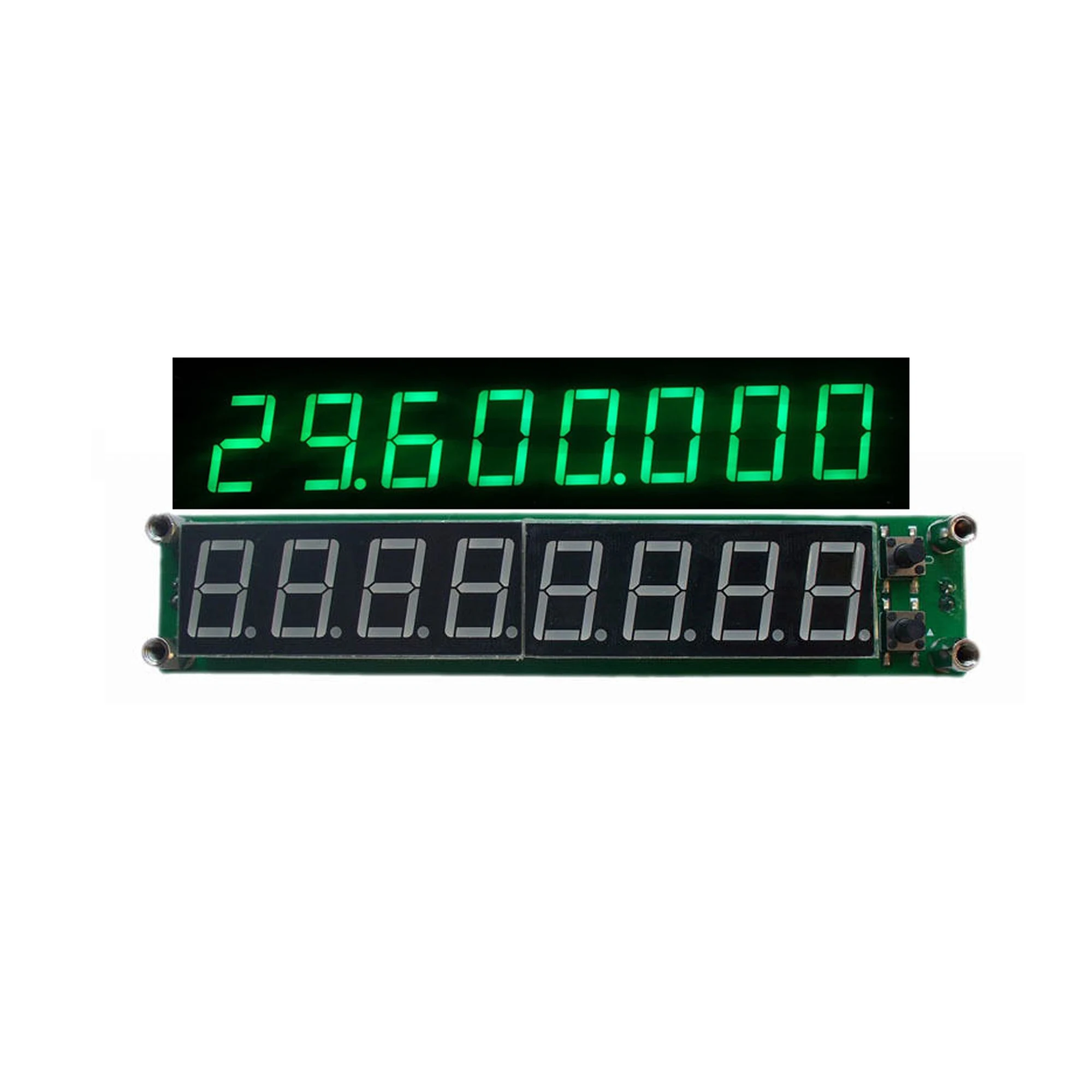 8 digits 0.56&quotLED 0.1MHz ~ 60MHz 20MHz 2.4GHz Digital Frequency Counter Meter Tester Cymometer LED Display RF Signal Input |