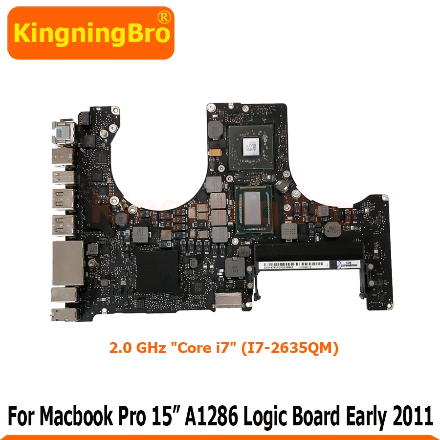 Оригинальная материнская плата для ноутбуков Macbook Pro 15 &quotA1286 логическая с