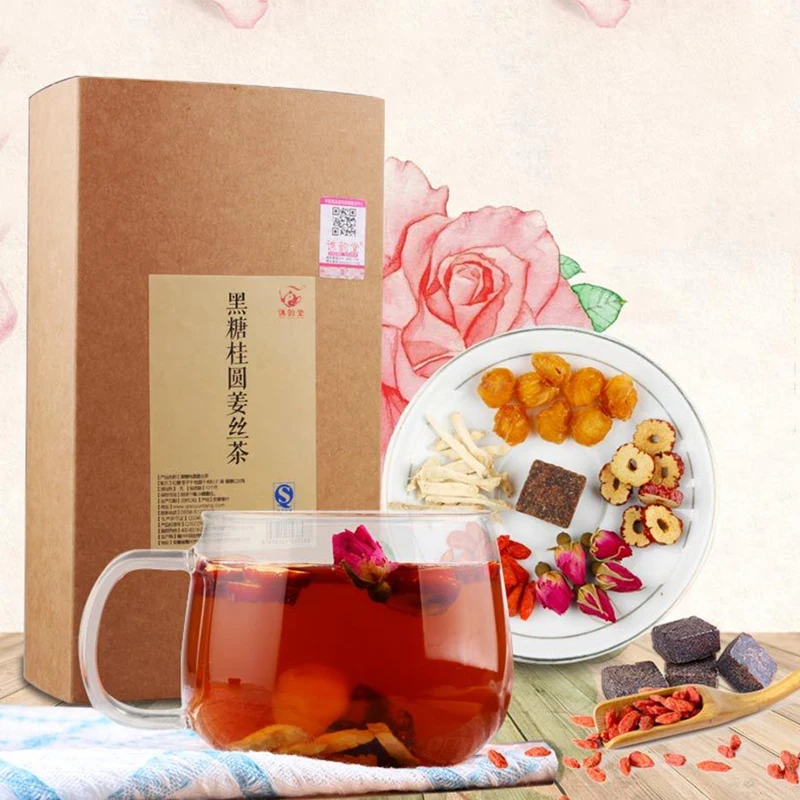 

300g/Brown sugar ginger tea Aunt Gong Han body cold Guiyuan red dates wolfberry blood ginger sugar conditioning ginger date tea