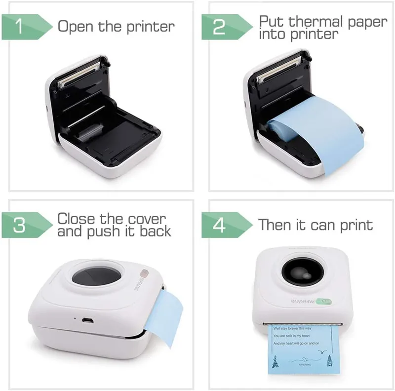 

5 Rolls 10M Colorful Thermal Paper Printable Sticker Paper Roll Direct Thermal Paper for Mini Pocket Thermal Printer 57x30mm