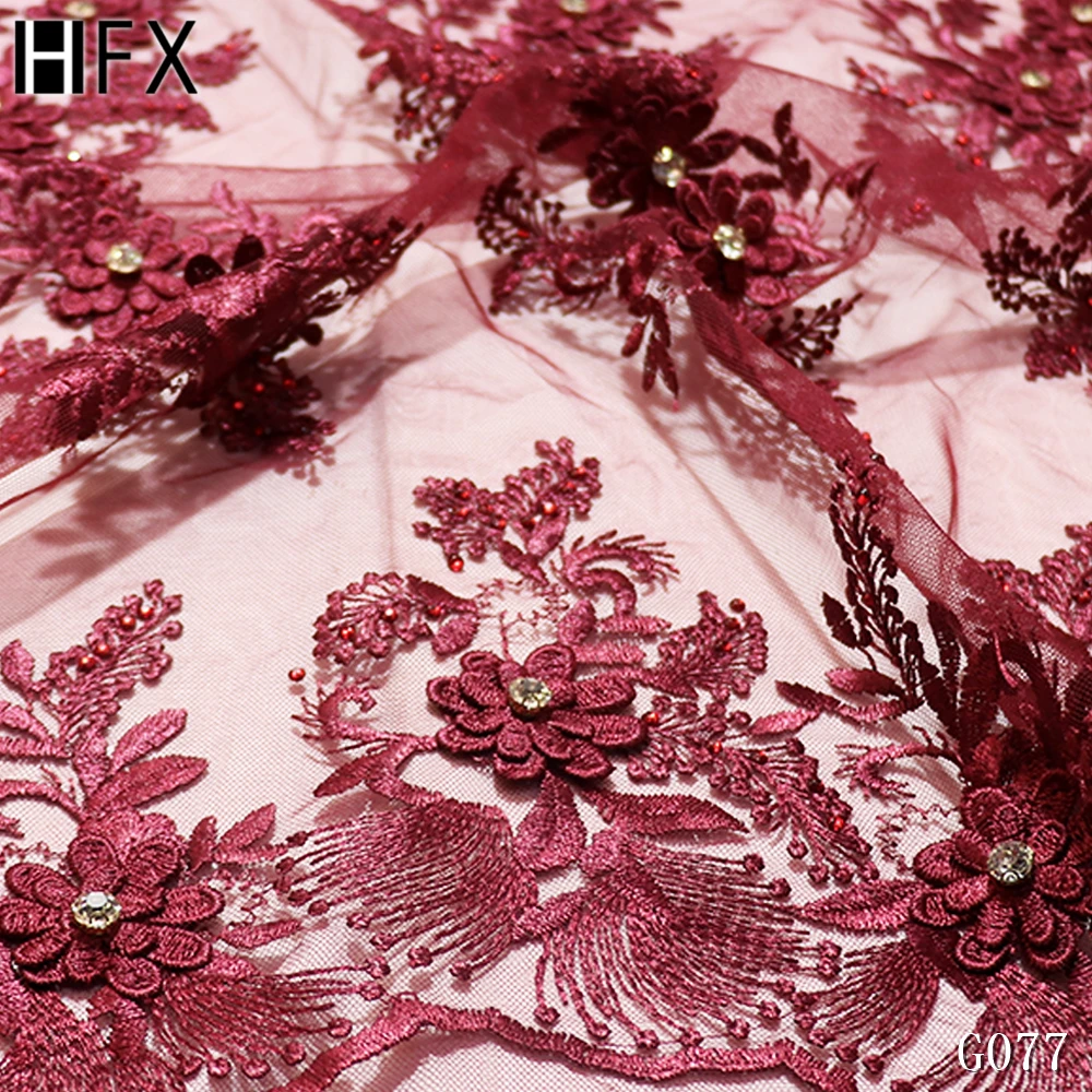 Кружевная ткань французский тюль для свадьбы G077 2019 | Дом и сад