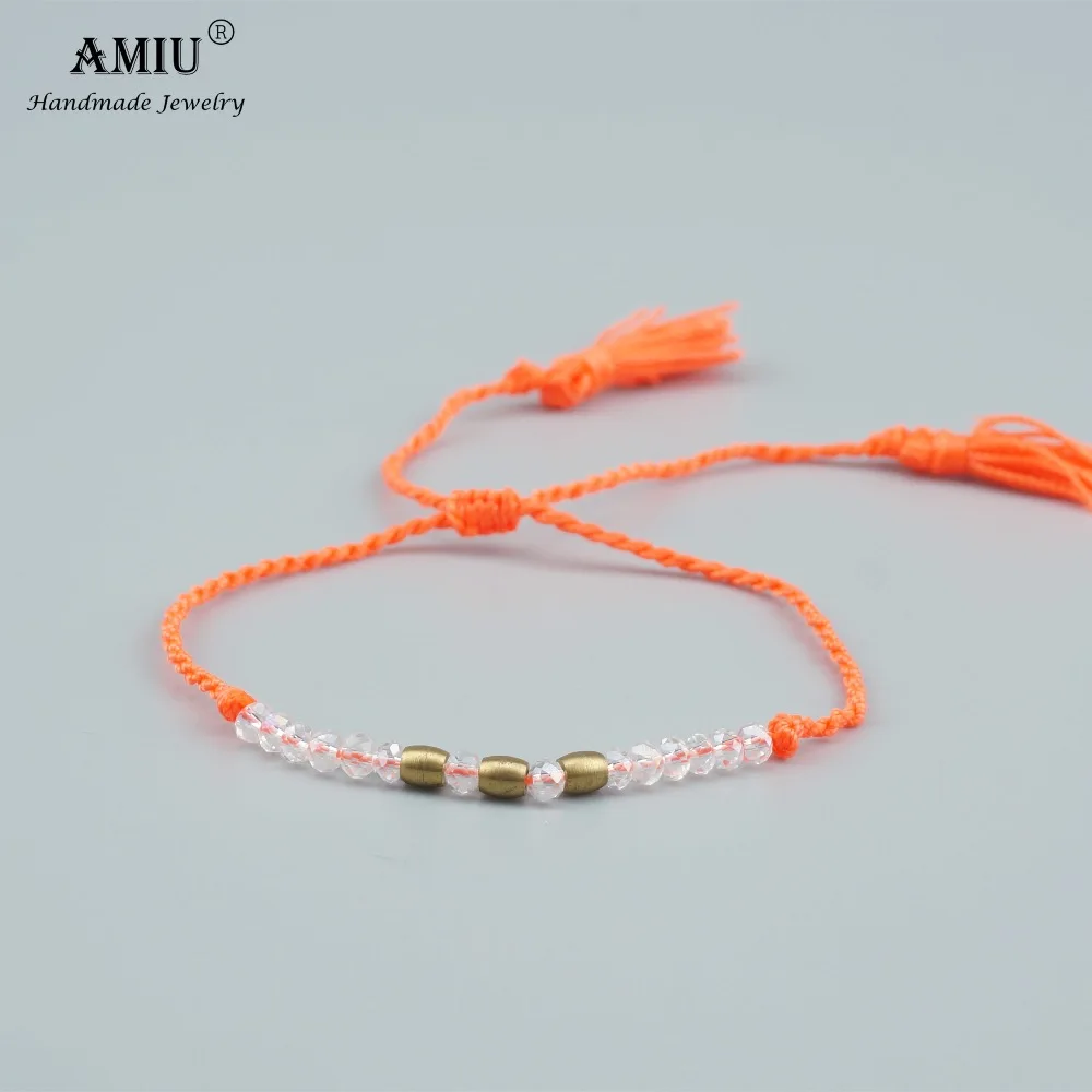 Браслеты AMIU в богемном стиле для мужчин и женщин ножной браслет радужного