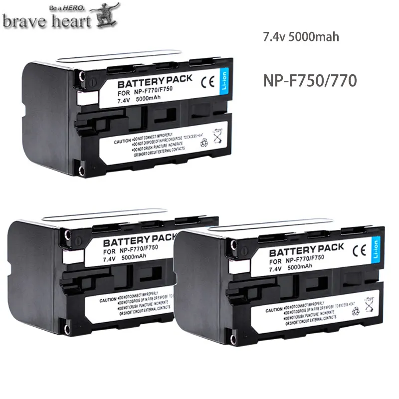 4x bateria NP-F770 NP-F750 NP F770 np f750 NPF770 750 батареи+ ЖК-дисплей USB Зарядное устройство для sony NP-F550 NP-F770 NP-F750 F960 F970